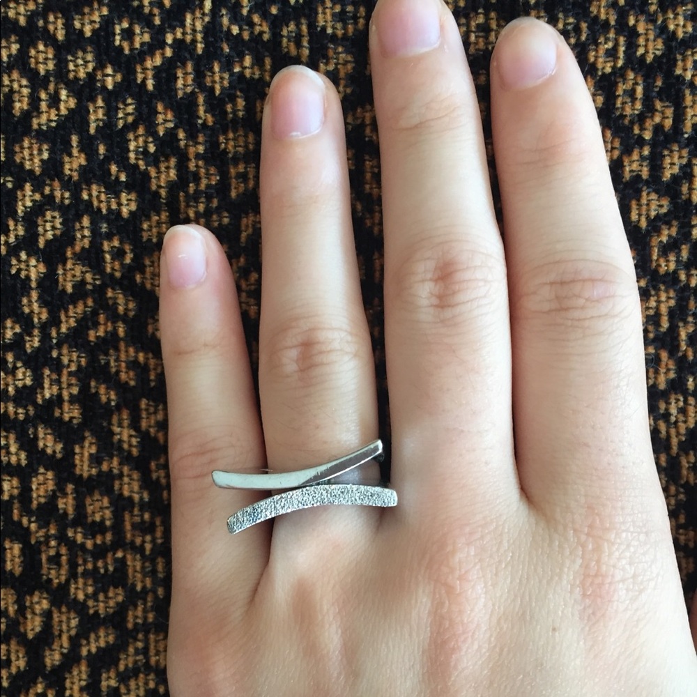 Pianegonda SterlingSilver/PaveeDiamond Size 7 Ring